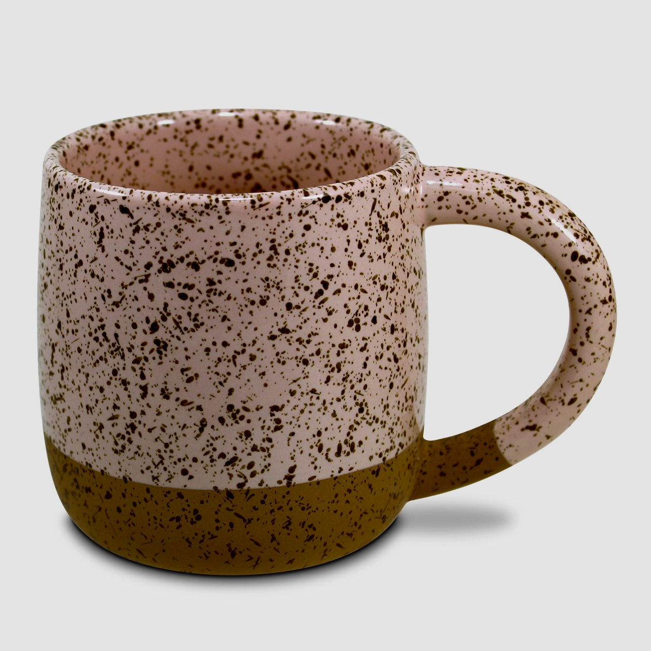 Pink Rustic Speckle Coffee Mug-18 oz