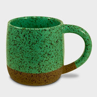 Green Rustic Speckle Coffee Mug-18 oz